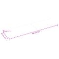 vidaXL Kúpeľňová doska 200x40x(2-6) cm neošetrený masív
