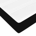 vidaXL Posteľ s pružinovým rámom s matracmi Čierna 180 x 200 cm látka