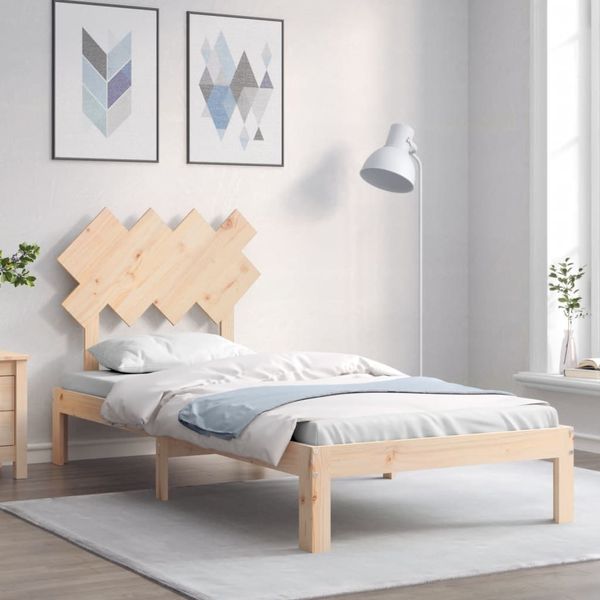 vidaXL Posteľ bez matraca 90x200 cm masívna borovica