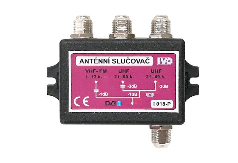 IVO I018-P spojovač VHF-FM/UHF/UHF