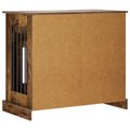 vidaXL Nábytok pre psa Dymový dub 90 x 47,5 x 80 cm Kompozitné drevo