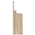 vidaXL Toaletné stolíky do spálne Sonoma dub 80 x 39,6 x 135 cm