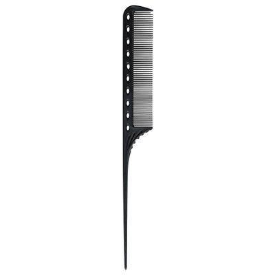 Tupírovací hrebeň so špičkou Y.S. PARK Tail comb YS-101 - čierny