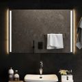 vidaXL LED kúpeľňové zrkadlo 90x60 cm