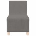 vidaXL Bezrúčková modulárna sofa jednotka 3 ks Svetlosivá