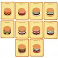 Montessori drevený hamburger Kruzzel 22673