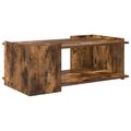 vidaXL Konferenčný stolík Dymový dub 90 x 50 x 33 cm Kompozitné drevo