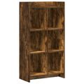 vidaXL Knižnica Dymový dub 59 x 30 x 111 cm Kompozitné drevo