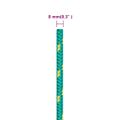 vidaXL Lodné lano zelené 8 mm 50 m polypropylén