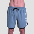 Šortky 2v1 Essence Blue - GymBeam, veľkosť XL