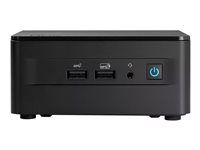 Barebone - mini PC 1 x Core i5 1350P / až 4.7 GHz - RAM 0 GB - grafika Intel Iris Xe Graphics - Bluetooth 5.3, IEEE 802.11ax (Wi-Fi 6E), Gigabit Ethernet, 2.5 Gigabit Ethernet - černá