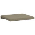 vidaXL Vankúš na lavičku 2 ks Textúrovaná zamat Khaki Hĺbka 35 cm