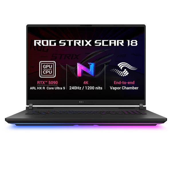 ASUS ROG Strix SCAR 18/G835LXG-TQ468WZ/U9-290HXPLUS/18''/4K/64GB/1TB/RTX 5090/W11H/Black/2R