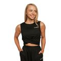 Dámsky top Cropped Breeze Black - BeastPink, veľkosť XL