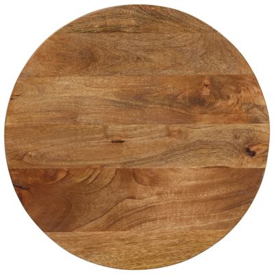 vidaXL Stolová doska Ø 60x3,8 cm okrúhla masívne mangovníkové drevo