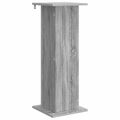 vidaXL Stojan na rastliny 2 ks Sivá sonoma 30,5 x 30 x 80,5 cm