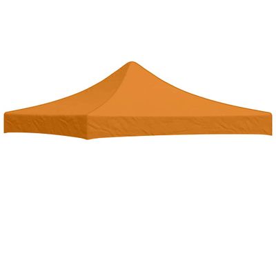 vidaXL Strecha na párty stan 3x3 m, oranžová 270 g/m²