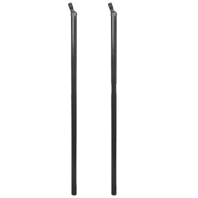 vidaXL Plotové vzpery na drôtené pletivo 2 ks, 170 cm
