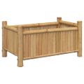 vidaXL Kvetináč 50x30x25 cm bambus