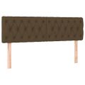 vidaXL Boxspring posteľ s matracom tmavohnedá 160x200 cm látka