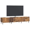 vidaXL TV skrinka Staré drevo 147 x 34,5 x 32 cm Kompozitné drevo