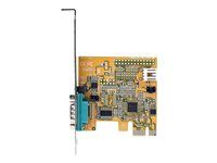 PCIe to DB9 Card (11050-PC-SERIAL-CARD) - Sériový adaptér - PCIe 2.0 nízky profil - RS-232 x 1 - žltá