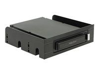 Skladovací mobilný rack - 2.5" - čierna