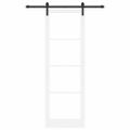 vidaXL Posuvné dvere ORKDAL Biela 78 x 232 cm