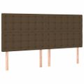 vidaXL Boxspring posteľ s matracom tmavohnedá 160x200 cm látka