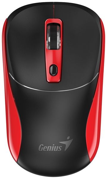 GENIUS NX-7123 BlackRed/ 1200 dpi/ bezdrôtová/ Copilot/ 4tlačidlová/ čiernočervená