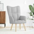 VidaXL Relaxačné kreslo Cloud Grey Fabric