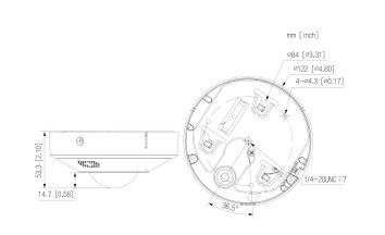 Dahua IP kamera IPC-EBW5641-AS 4Mpix/20fps, 0,03Lux, motor.zoom+AF f=2,7-13,5mm, IR60m,WDR, uSD, H.265+