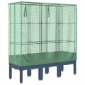 vidaXL Záhon s krytom na skleník ratanový vzhľad 120x40x140 cm