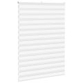 vidaXL Zebra roleta biela 160x200 cm šírka látky 155,9cm polyester