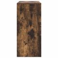 vidaXL Komoda so zásuvkami a dvierkami, tmavý dub 70,5x34x74,5 cm
