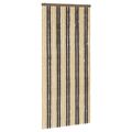 vidaXL Záves proti hmyzu z chenille Tmavohnedá a béžová 90 x 200 cm