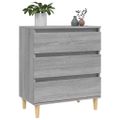 vidaXL Komoda sivý dub sonoma 60x35x70 cm spracované drevo