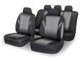 Potahy sedadiel sada 9ks POLY sivé AIRBAG