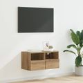 vidaXL TV nástenná skriňa 60 x 30 x 30 cm Remeselný dub