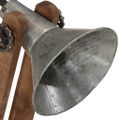 vidaXL Stolová lampa 25 W starožitná strieborná 23x13x52 cm E27