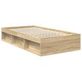 vidaXL Rám postele Sonoma 100 x 200 cm Masívne borovicové drevo