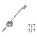 vidaXL Ťahový pánt 12 ks Strieborná 190 mm Kov