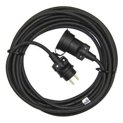 Prodlužovací kabel EMOS PM0505 černý spojka 30m / 3x 1,5mm gumový / IP65