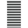 vidaXL Zebra roleta čierna 70x100 cm šírka látky 65,9 cm polyester