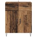 vidaXL Servírovacia skriňa Staré drevo 69,5 x 34 x 90 cm