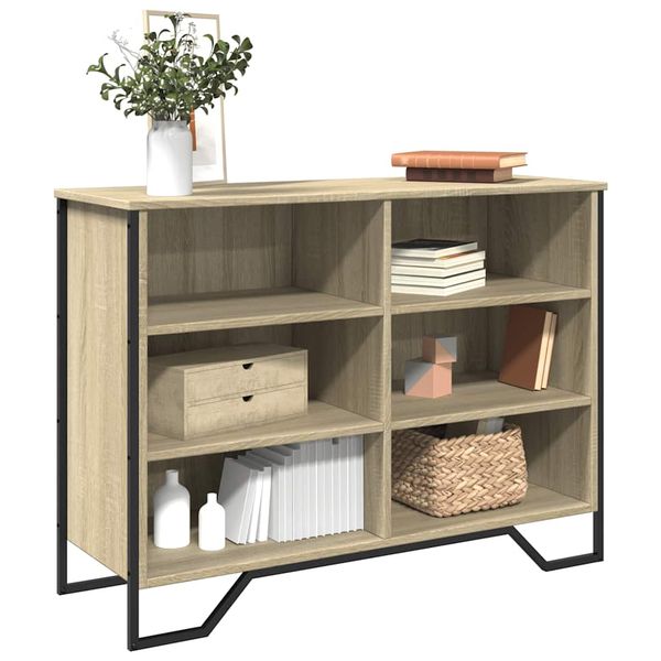 vidaXL Komoda dub sonoma 101x35,5x74,5 cm kompozitné drevo
