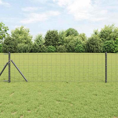 vidaXL Pevný kovaný drôtový plot 25 x 0,8 m (Š x V)