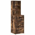 vidaXL Toaletný stolík 2 ks Hnedá 78.5 x 41 x 135 cm Kompozitné drevo