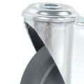 vidaXL Otočné kolieska s otvorom na skrutku 8 ks 125 mm