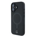 Puzdro Mercedes pre iPhone 16 Plus 6,7" MEHMP16M23RCMK tvrdé hladké kožené MagSafe čierna